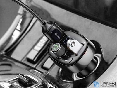 شارژر فندکی فست شارژ ماشین با قابلیت پخش موسیقی و تماس بیسوس S-09 — تصویر ۲