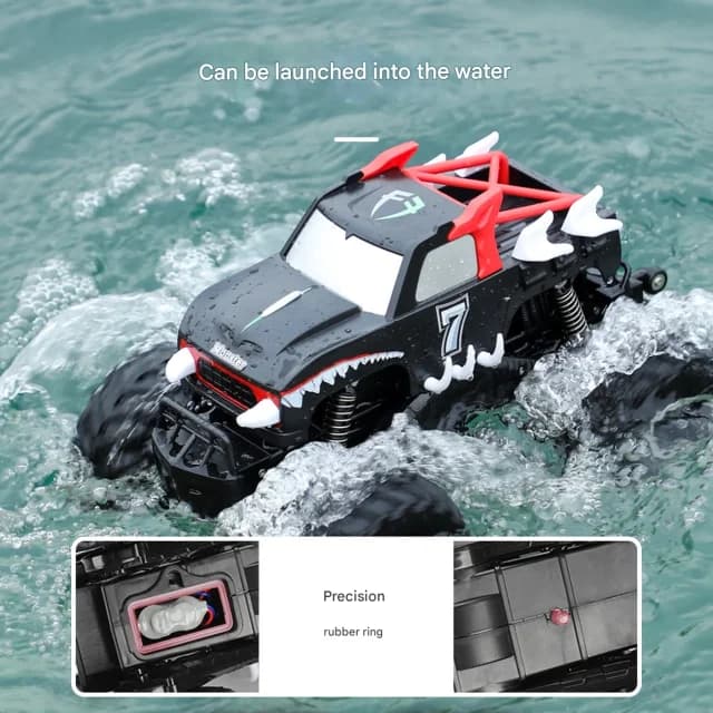 ماشین کنترلی آفرود مدل D625 آبی خاکی — تصویر ۲