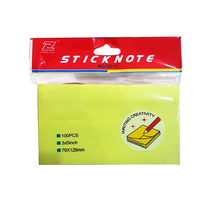 کاغذ یادداشت رنگی چسبی STICKY NOTE مدل GS-11