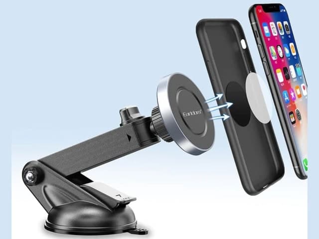 هولدر گوشی موبایل مگنتی بازو بلند داخل خودرو ارلدام Earldom ET-EH211 Magsafe Smartphone Holder with Suction Cup for Car — تصویر ۲