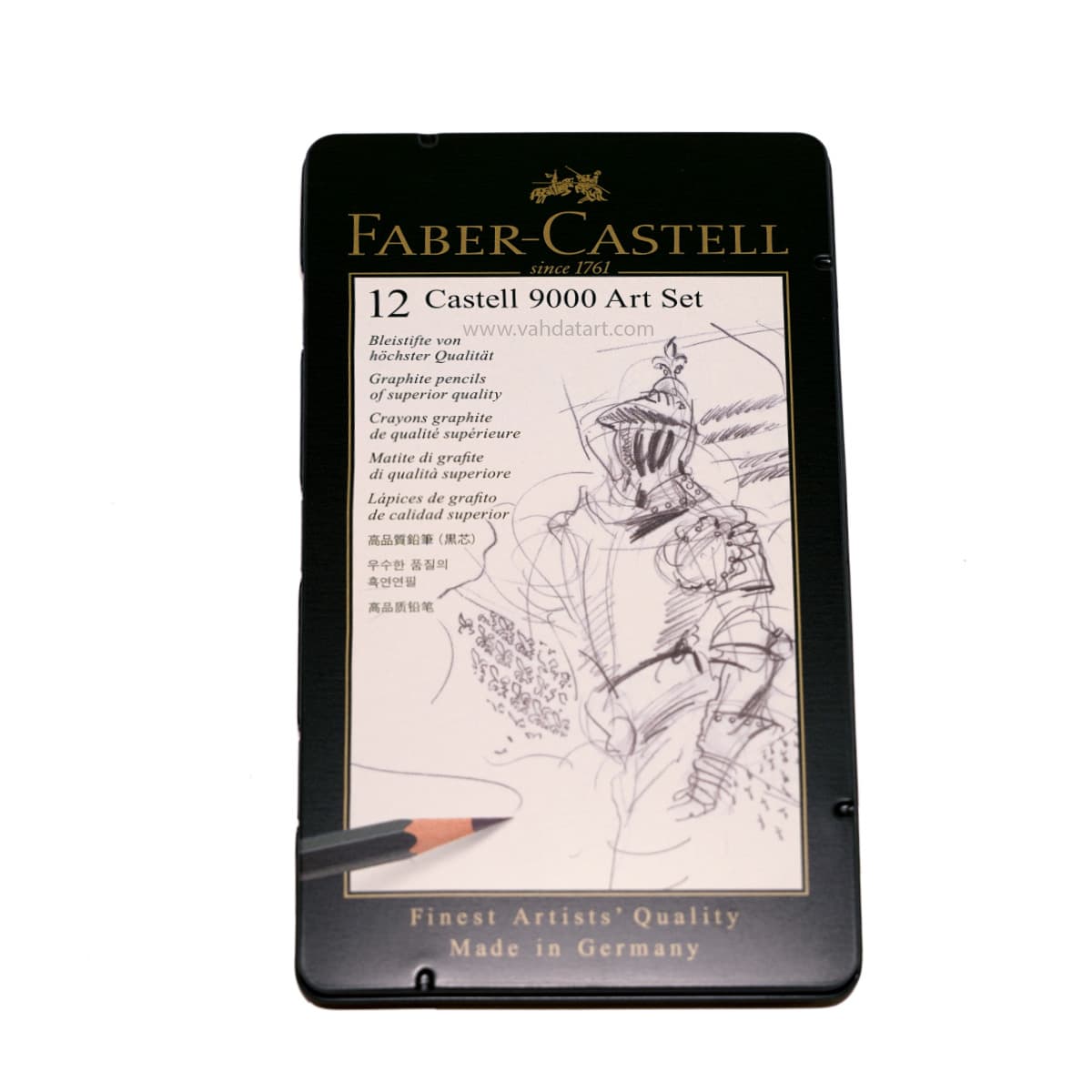مداد طراحی فابرکاستل ست 12 عددی مدل Castell 9000