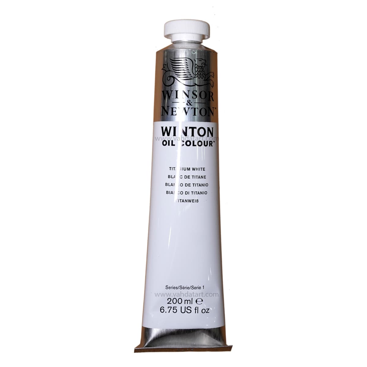 رنگ روغن وینزور TITANIUM WHITE 40 حجم 200 میلی لیتر