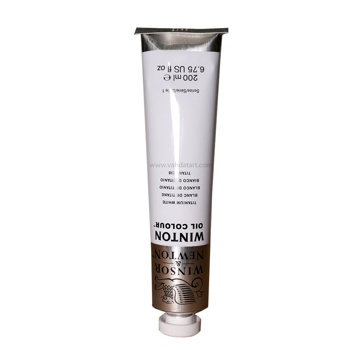 رنگ روغن وینزور TITANIUM WHITE 40 حجم 200 میلی لیتر — تصویر ۳