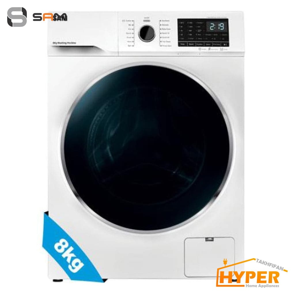 ماشین لباسشویی سام BL-Q1470-WW سفید 8 کیلویی