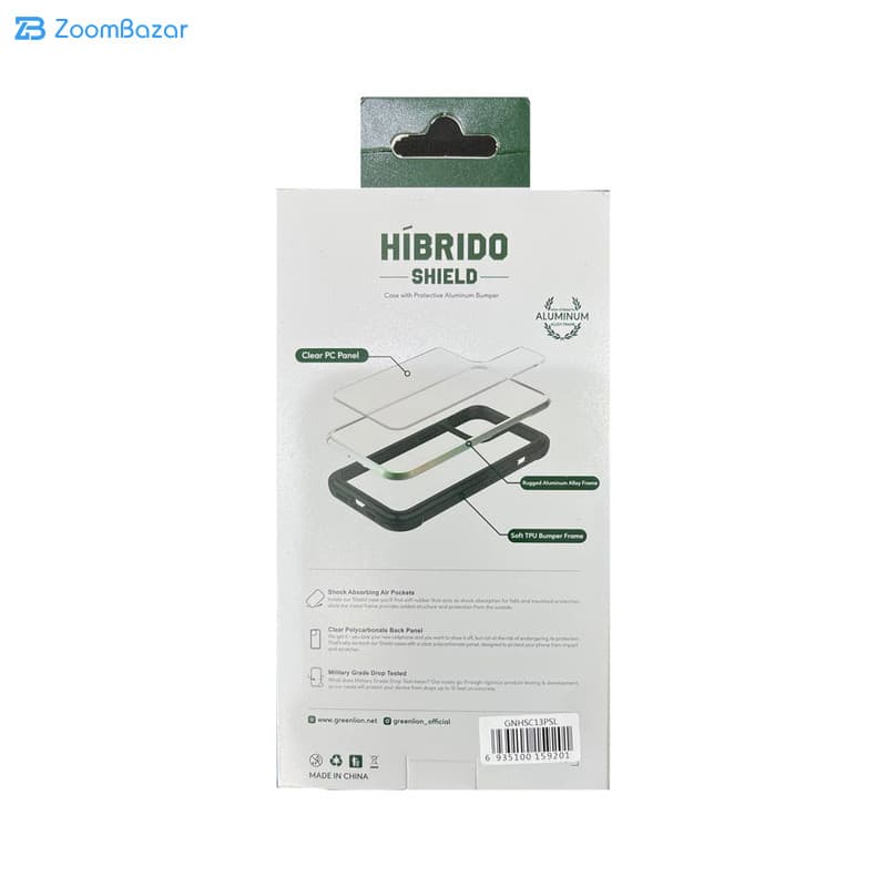 قاب گرین مدل hibrido مناسب برای گوشی موبایل اپل iphone 13 pro — تصویر ۶