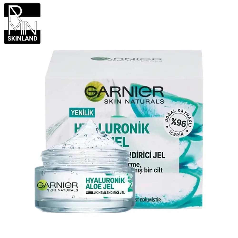 ژل آبرسان گارنیر مدل hyaluronic Aloe Jelly حجم 50ml — تصویر ۲