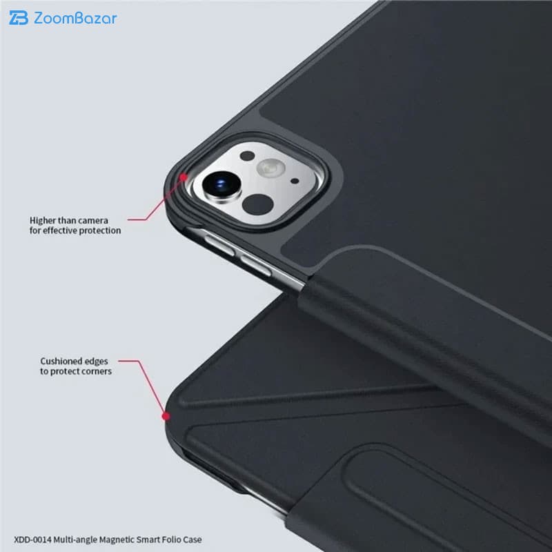 کیف کلاسوری اپیکوی مدل Multi Angle Magnetic Smart Folio مناسب برای تبلت اپل iPad Air 13 2025/ Air 6 13inch/ Air 13 2024/ iPad Pro 12.9 2022/ 2021/ 2020/ 2018 — تصویر ۷