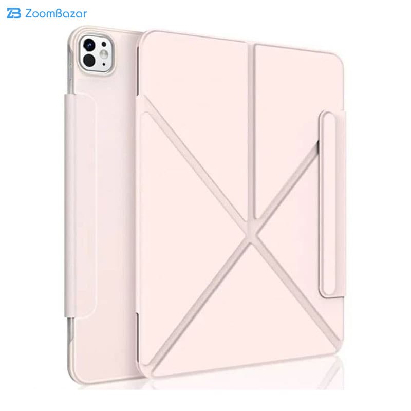 کیف کلاسوری اپیکوی مدل Multi Angle Magnetic Smart Folio مناسب برای تبلت اپل iPad Air 13 2025/ Air 6 13inch/ Air 13 2024/ iPad Pro 12.9 2022/ 2021/ 2020/ 2018 — تصویر ۴
