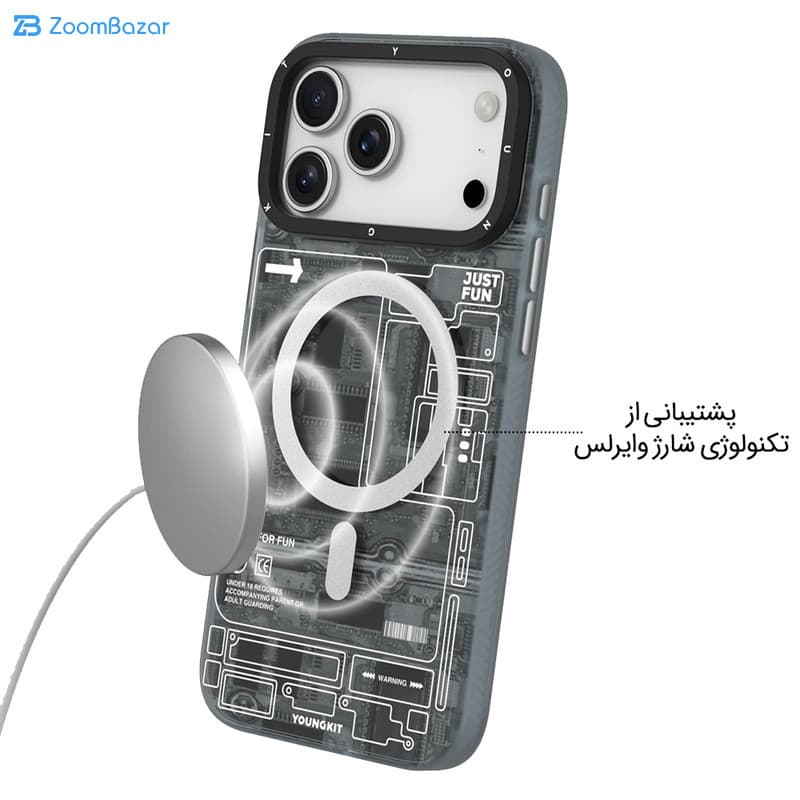 قاب یانگ کیت مدل Technology Futuristic مناسب برای گوشی موبایل اپل iphone 17 — تصویر ۴