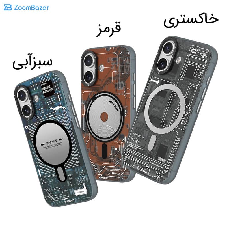 قاب یانگ کیت مدل Technology Futuristic مناسب برای گوشی موبایل اپل iphone 17 — تصویر ۳
