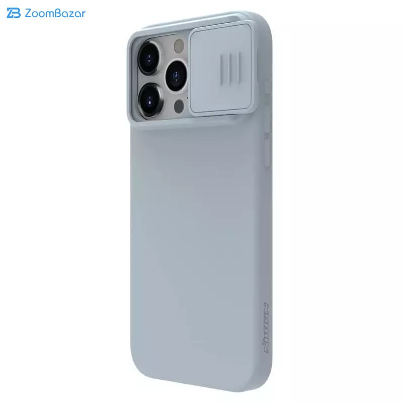 قاب نیلکین مدل CamShield Silky Silicone مناسب برای گوشی موبایل اپل iPhone 15 Pro Max — تصویر ۵