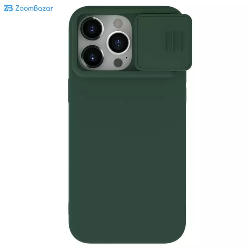 قاب نیلکین مدل CamShield Silky Silicone مناسب برای گوشی موبایل اپل iPhone 15 Pro Max — تصویر ۳