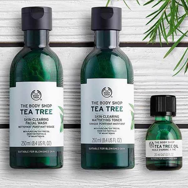 مجموعه مراقبت پوست بادی شاپ مدل TEA TREE — تصویر ۲