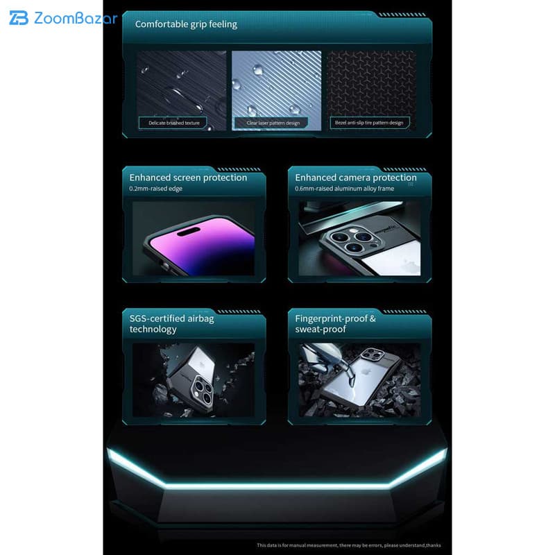 قاب اپیکوی مدل Xundd Cyber مناسب برای گوشی موبایل اپل iPhone 13 Pro Max — تصویر ۸