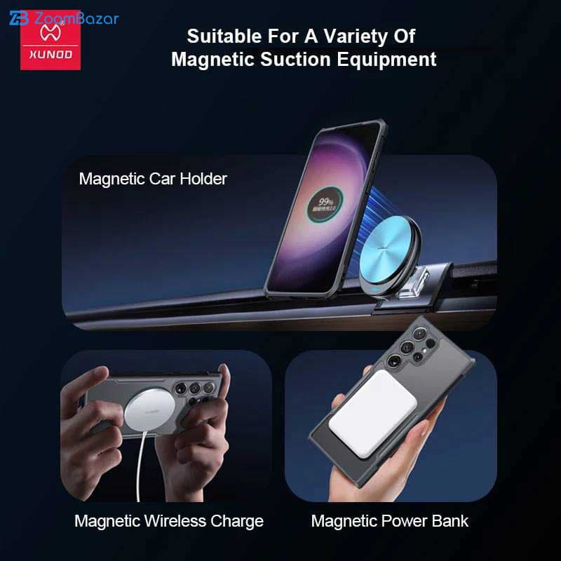قاب اپیکوی مدل Xundd Magnetic Holder مناسب برای گوشی موبایل سامسونگ Galaxy S23 FE — تصویر ۸