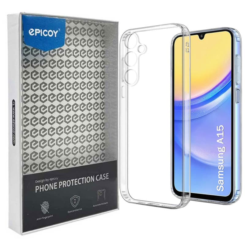 قاب اپیکوی مدل Transparent Clear مناسب برای گوشی موبایل سامسونگ Galaxy A15 5G/4G