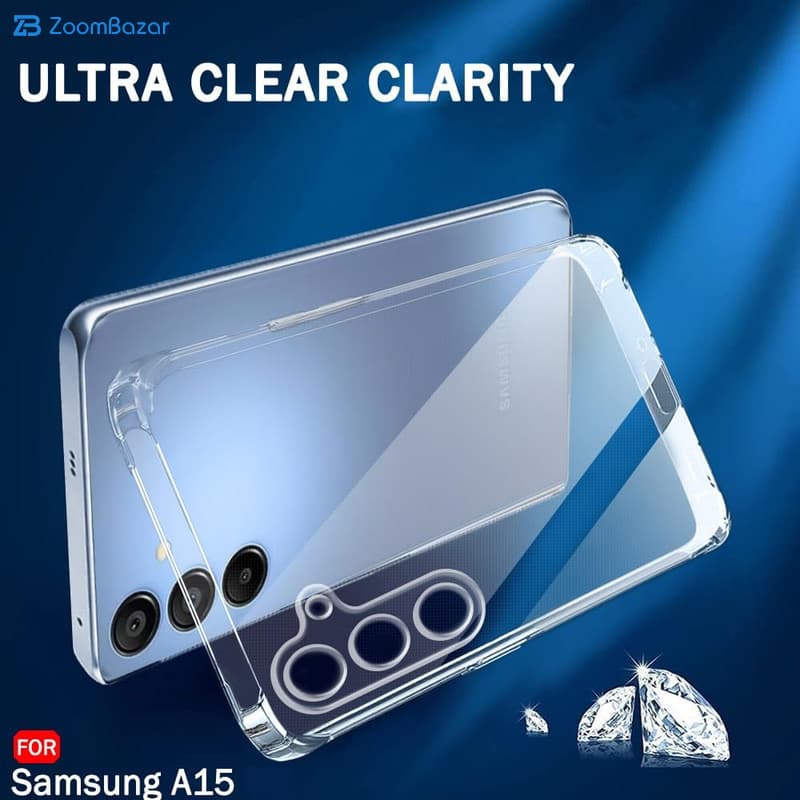 قاب اپیکوی مدل Transparent Clear مناسب برای گوشی موبایل سامسونگ Galaxy A15 5G/4G — تصویر ۶