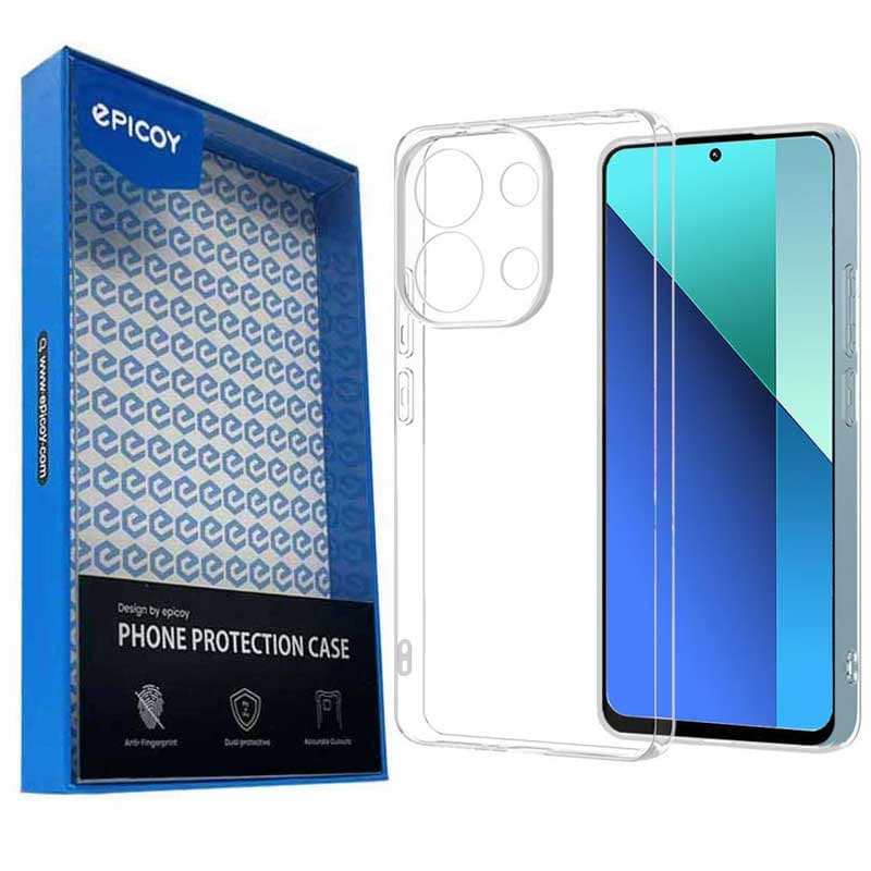 قاب اپیکوی مدل Transparent Clear مناسب برای گوشی موبایل شیائومی Redmi Note 13 4G