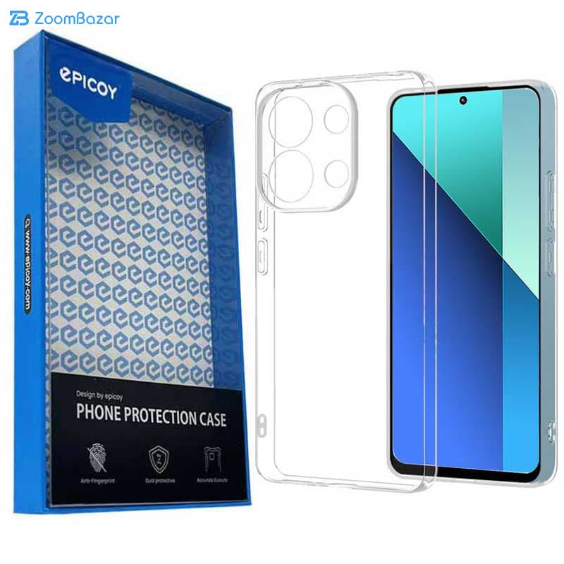 قاب اپیکوی مدل Transparent Clear مناسب برای گوشی موبایل شیائومی Redmi Note 13 4G — تصویر ۲