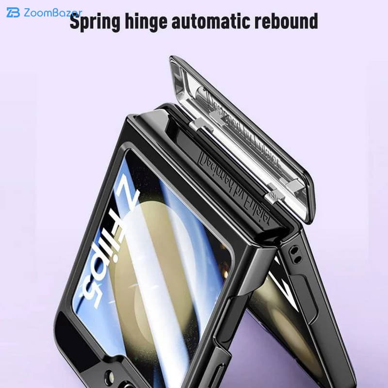 قاب اپیکوی مدل Xundd Electroplated مناسب برای گوشی موبایل سامسونگ Galaxy Z Flip 5 — تصویر ۲