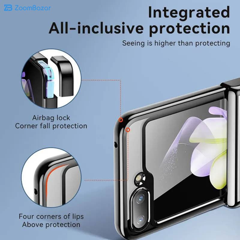 قاب اپیکوی مدل Xundd Electroplated مناسب برای گوشی موبایل سامسونگ Galaxy Z Flip 5 — تصویر ۳