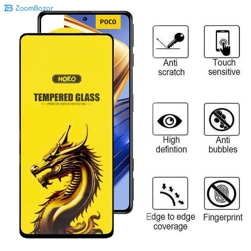 گلس اپیکوی مدل Golden Dragon مناسب برای گوشی موبایل شیائومی Poco F5 Pro / F5 / F4 GT/ F3 GT/ F4/ F3 — تصویر ۱۲
