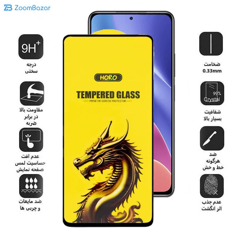 گلس اپیکوی مدل Golden Dragon مناسب برای گوشی موبایل شیائومی Redmi K40 Ultra/ K40 Pro Plus/ K40 Gaming/ K40 Pro/ K40S/ K40 — تصویر ۷