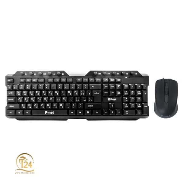 کیبورد و ماوس بی سیم P-net مدل KB-800 — تصویر ۲