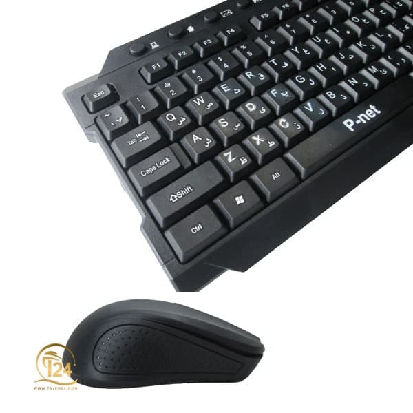 کیبورد و ماوس بی سیم P-net مدل KB-800 — تصویر ۳