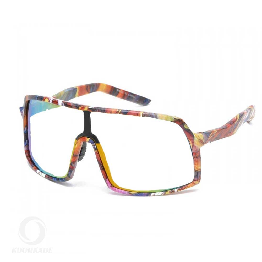 عینک فتوکرومیک طرحدار OAKLEY SUTRO Blue Orange (معیوب)