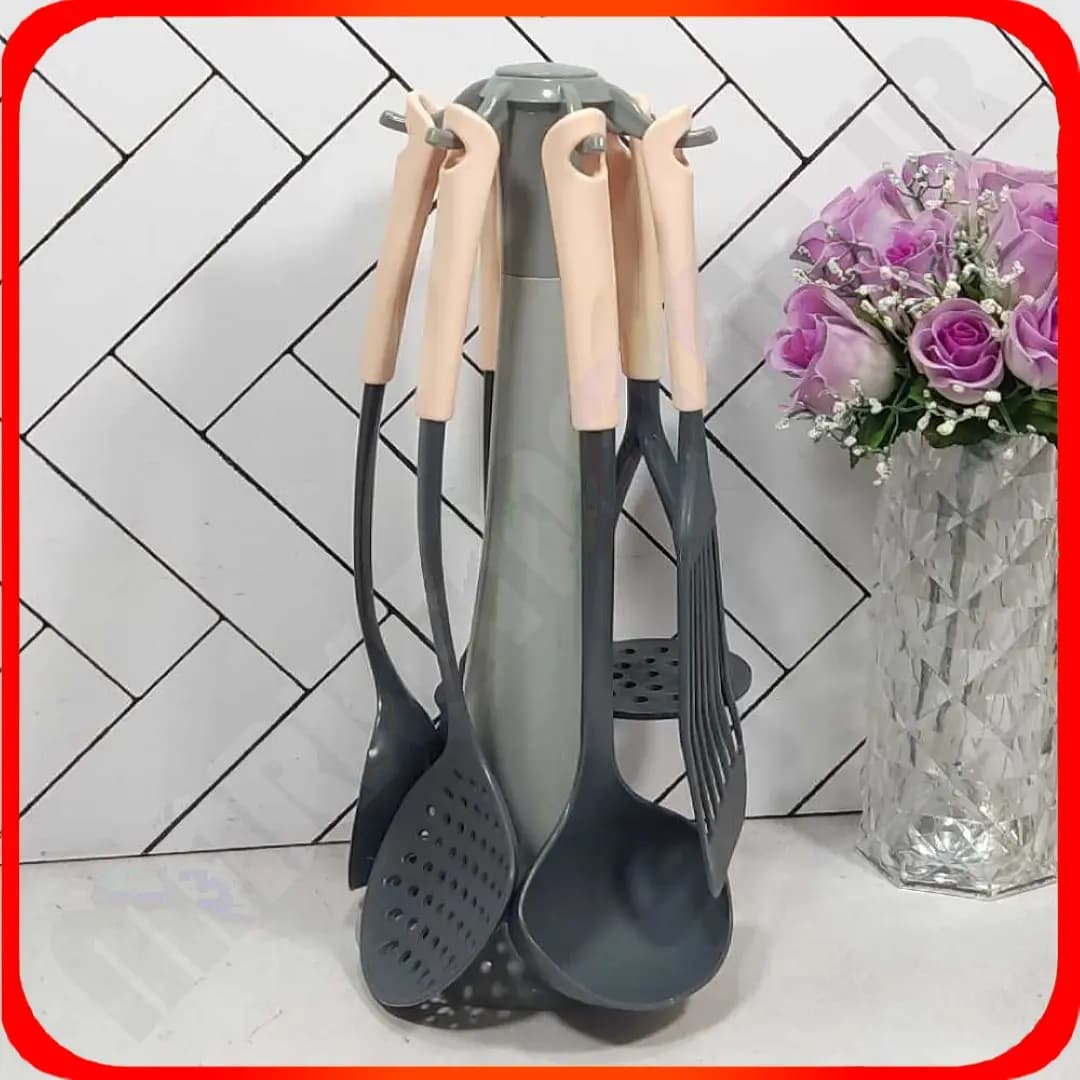 سرویس کفگیر ملاقه 7 پارچه un-002 یونی هوم