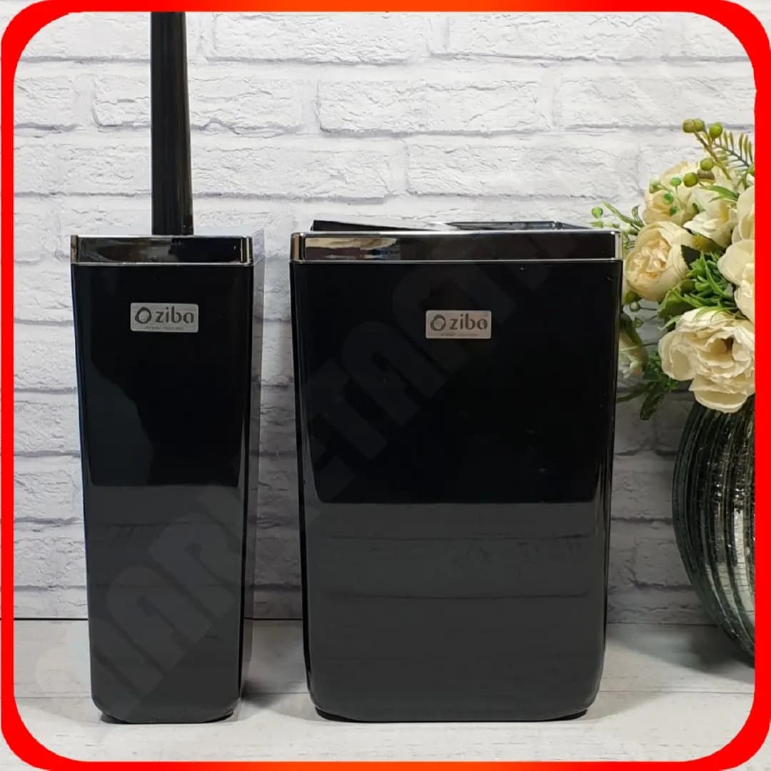 سطل و فرچه فایتون کروم 36262 مشکی زیباسازان