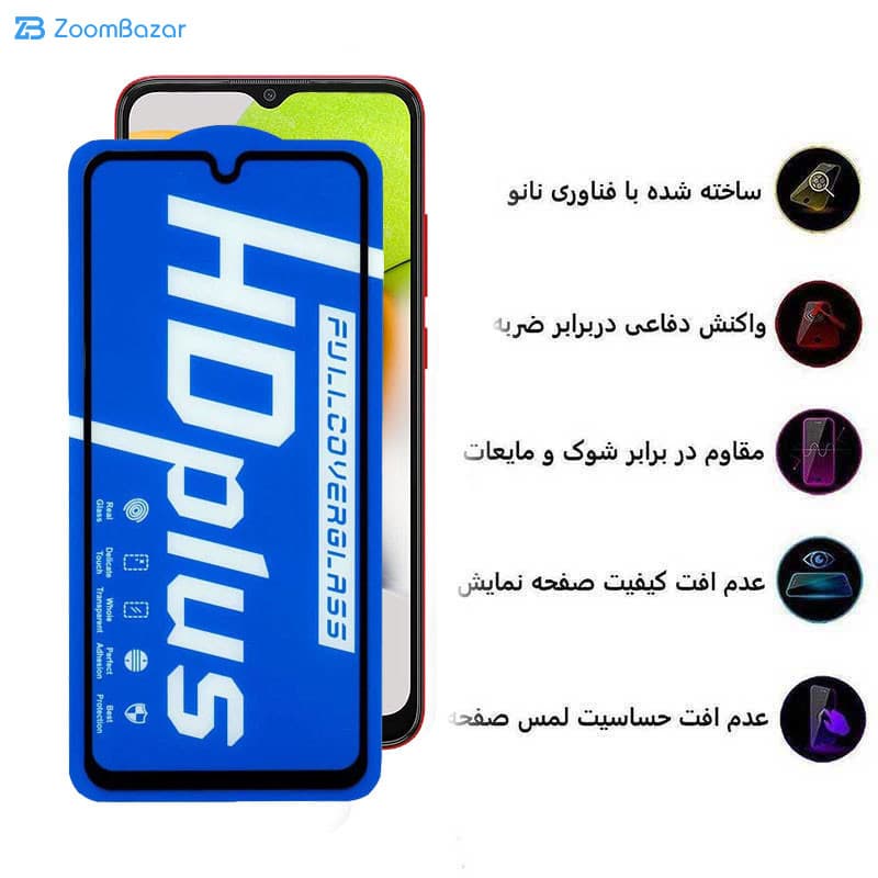 گلس اپیکوی مدل HD Plus مناسب برای گوشی موبایل سامسونگ Galaxy A03 4G/A03s 4G/A03 Core 4G/A02 4G/A02s 4G — تصویر ۳