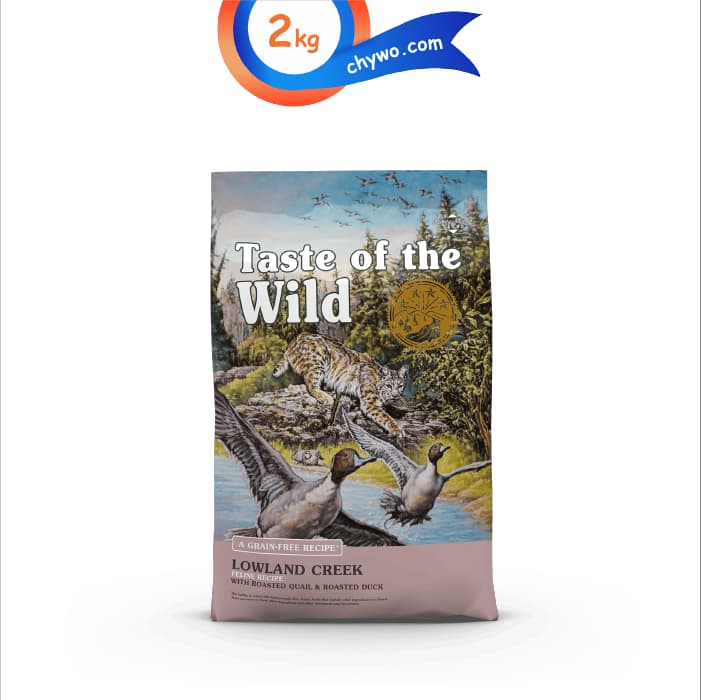 غذا خشک گربه تیست آف د وایلد طعم بلدرچین و اردک وزن 2 کیلوگرم Taste Of The Wild LC