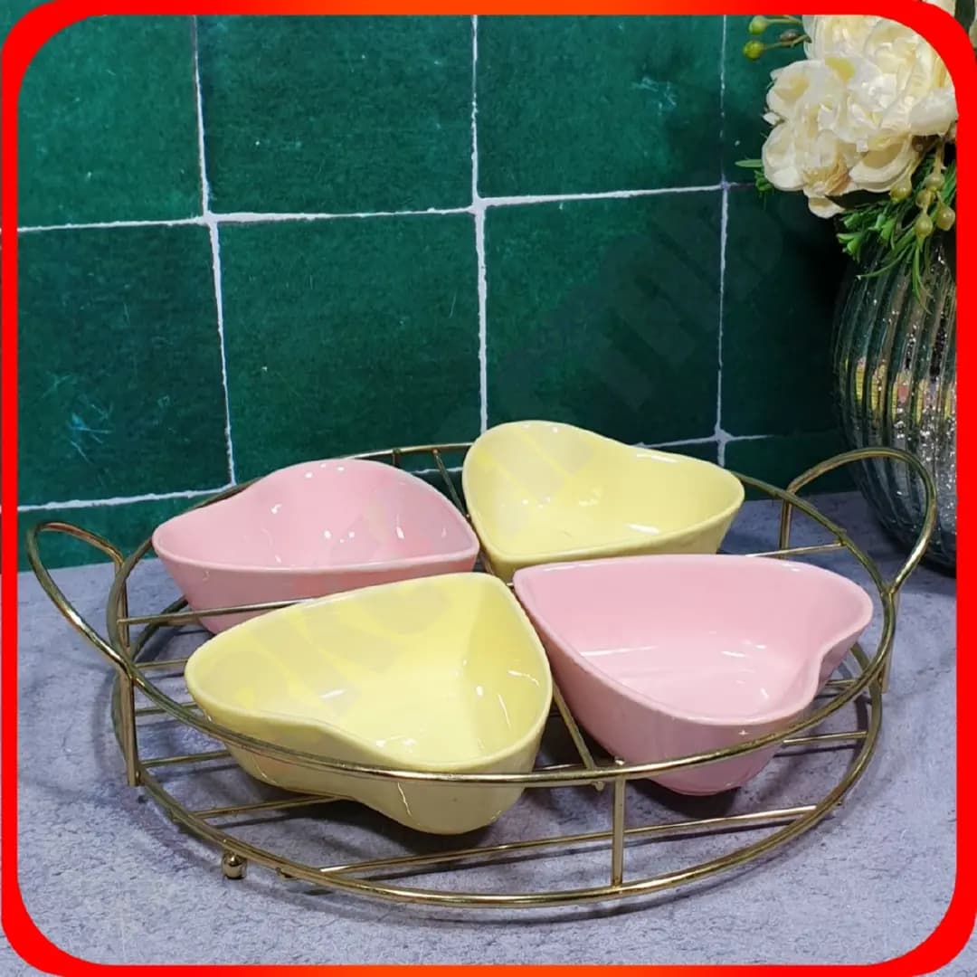 اردوخوری 4 خانه قلبی با استند آماتیس