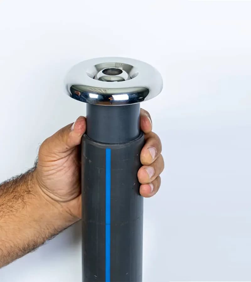 نازل پایه UPVC و کلگی استیل آکوامارین مدل WS32U — تصویر ۳