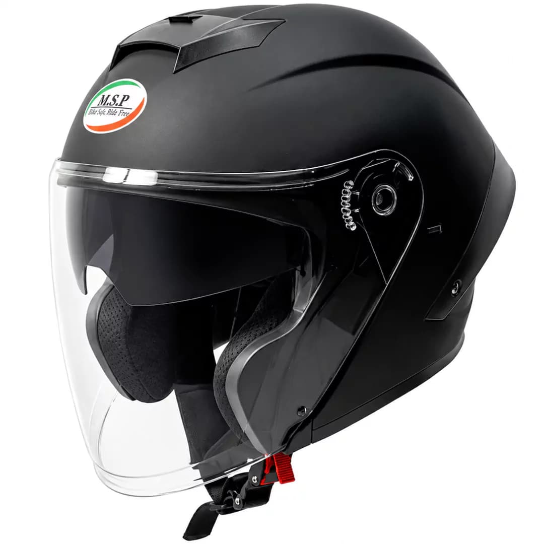 کلاه کاسکت بدون فک ام اس پی مدل 336MATT BLACK