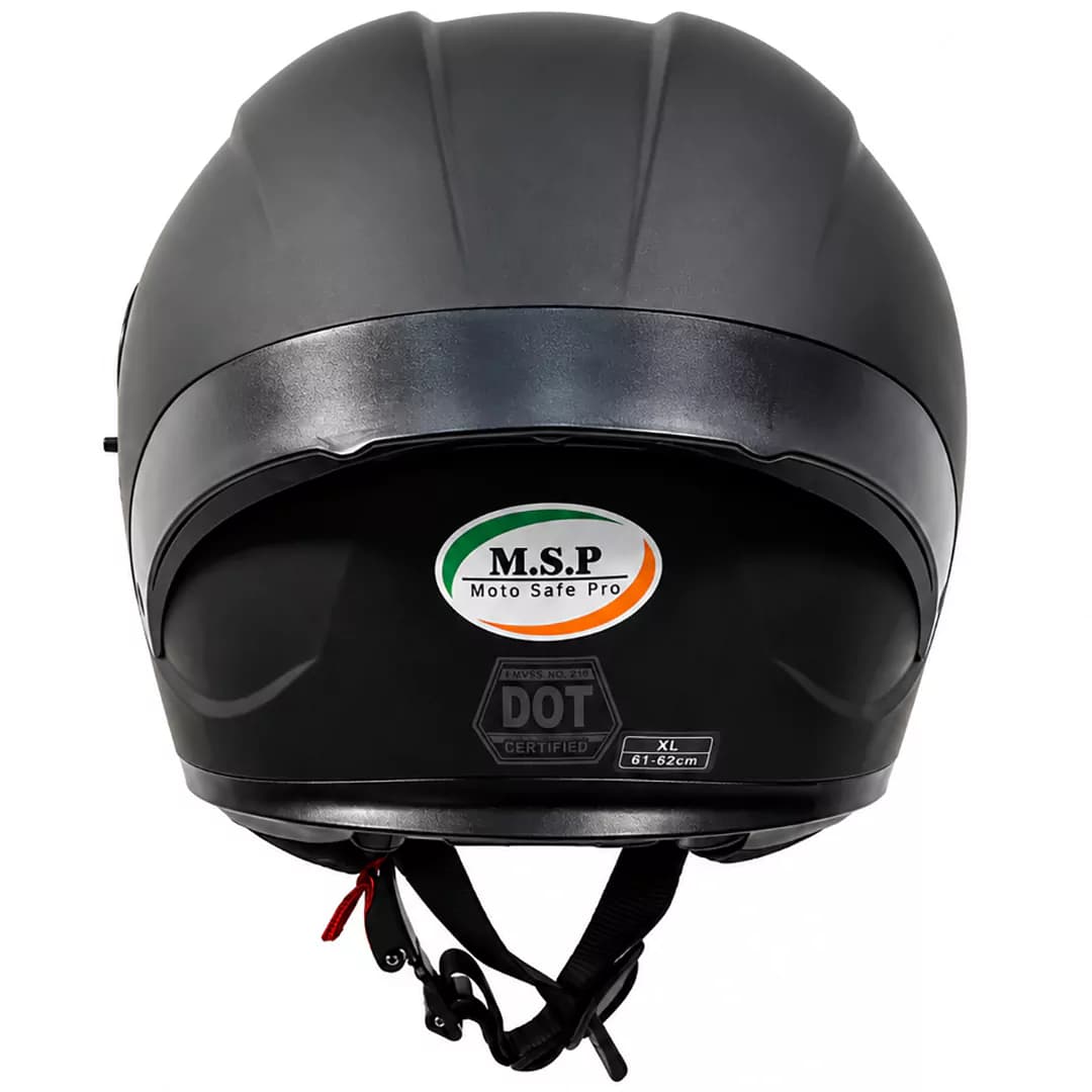 کلاه کاسکت بدون فک ام اس پی مدل 336MATT BLACK — تصویر ۴