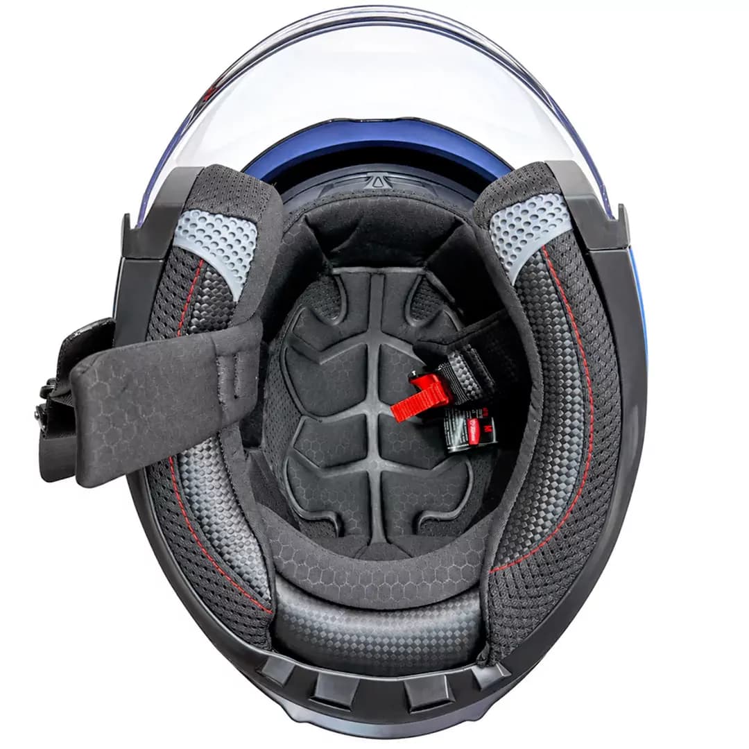 کلاه کاسکت بدون فک ام اس پی مدل 336MATT BLACK BLUE — تصویر ۱۲