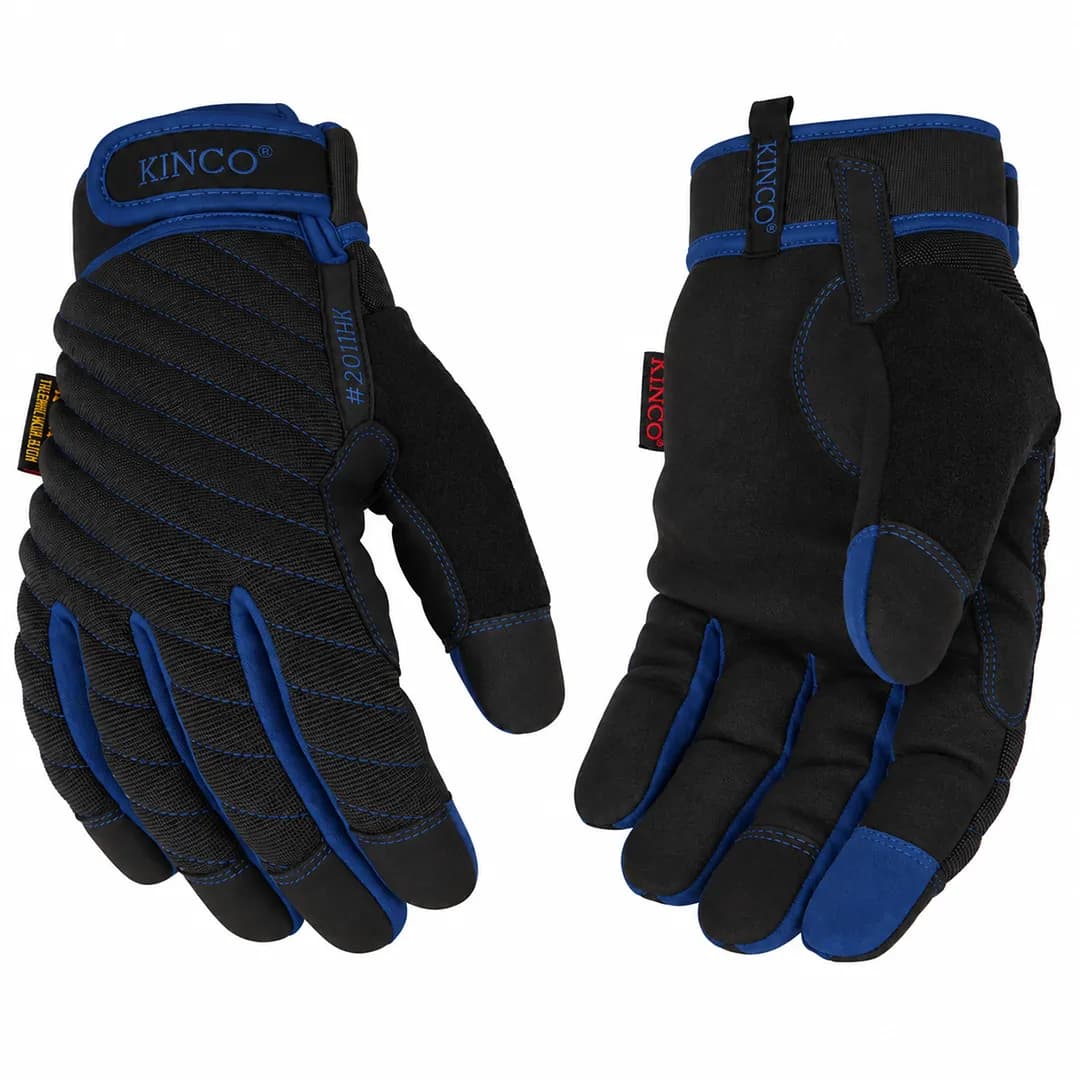 دستکش زمستانی کینکو مدل HEATKEEP BLACK BLUE