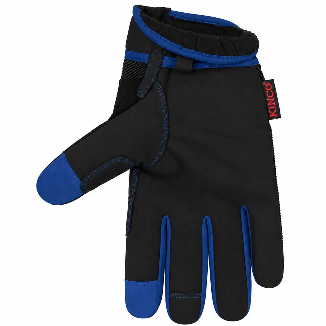 دستکش زمستانی کینکو مدل HEATKEEP BLACK BLUE — تصویر ۲