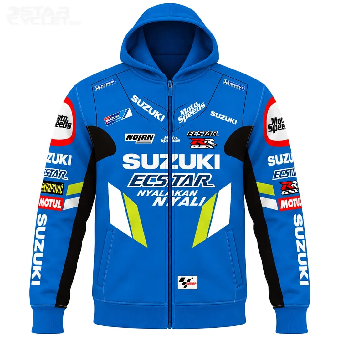 سویشرت موتور سواری SUZUKI مدل BLUE