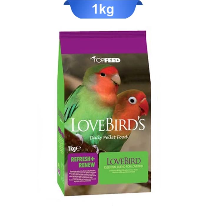 غذای خشک طوطی برزیلی تاپ فید مدل TopFeed LoveBirds وزن 1 کیلوگرم