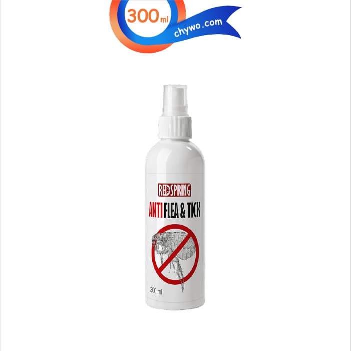 اسپری دافع کک و کنه و انگل های خارجی رد اسپرینگ وزن 300 میلی لیتر RedSpring Anti Flea & Tick
