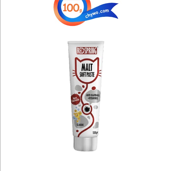 خمیر مالت گربه رد اسپرینگ کلاسیک به همراه مولتی ویتامین وزن 100 گرم RedSpring Malt Soft Paste
