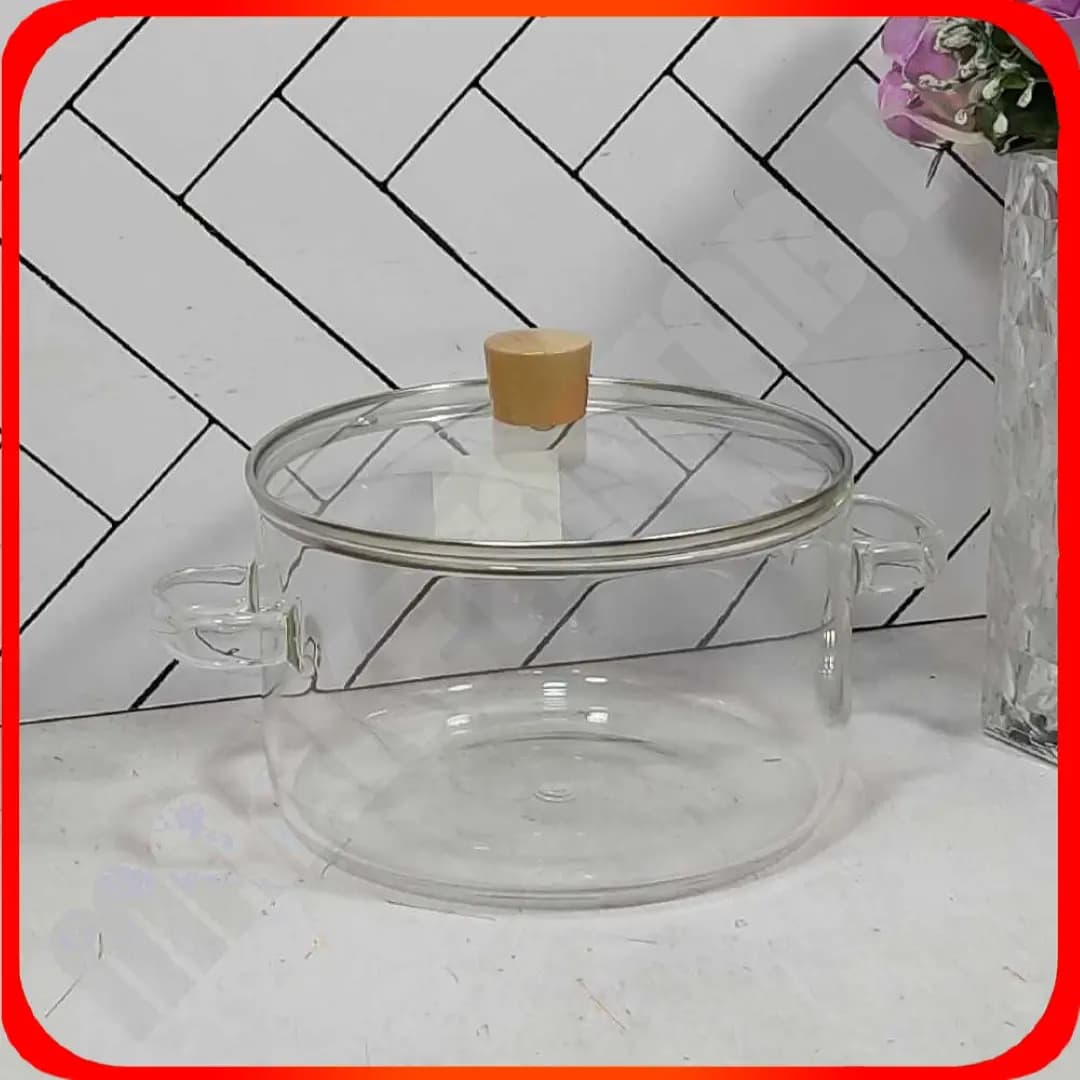 قابلمه پیرکس درب شیشه ای 3.5 لیتر زومبا
