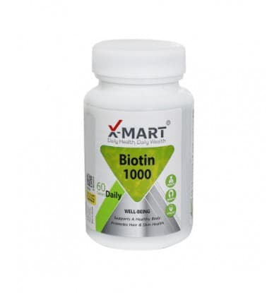 بیوتین 1000 ایکس مارت 60 عددی