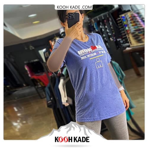 تیشرت آستین کوتاه مردانه IRONMAN طرح IRONMAN ZURICH آبی — تصویر ۲
