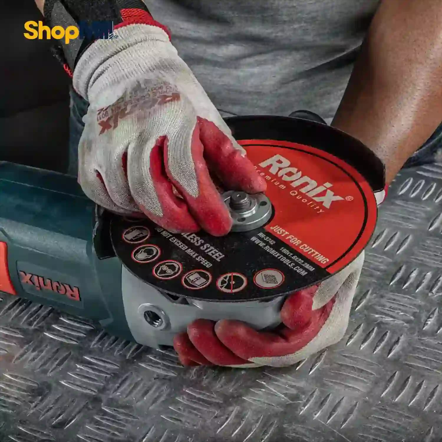 سنگ برش استیل 180 میلی متری رونیکس (Ronix) مدل RH-3742 — تصویر ۳