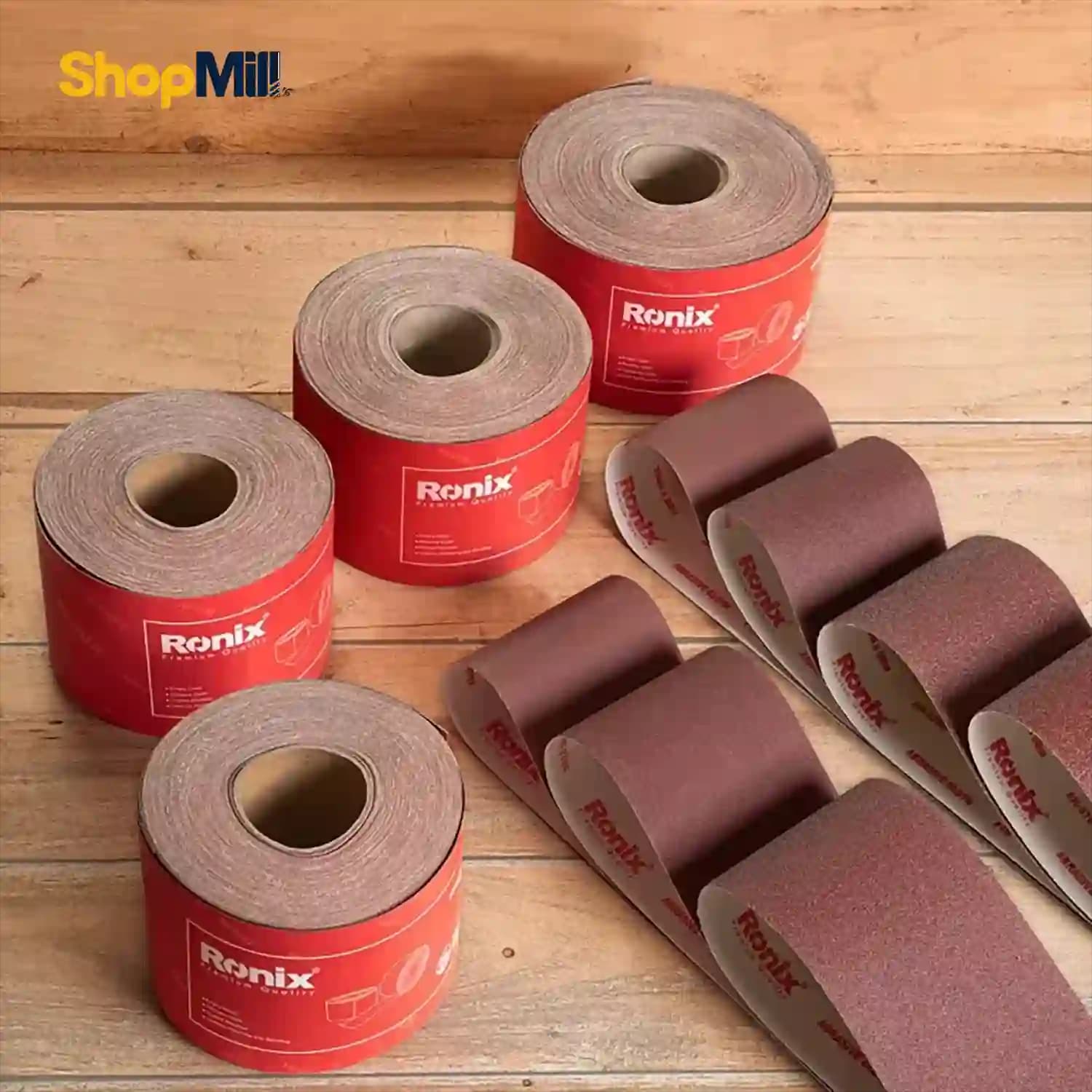 سنباده رول P100 (50متری) رونیکس (Ronix) مدل RH-3783 — تصویر ۲